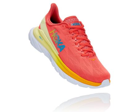 Hoka Mach 4 - Adidasi Alergare Pe Drum Barbati Corai | RO-383alOg